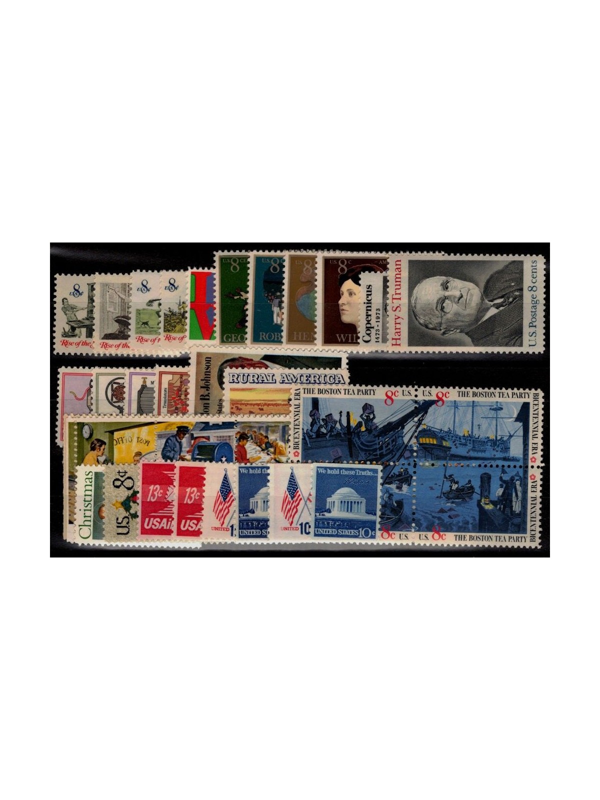USA 1973 Complete vintage 39v MNH**