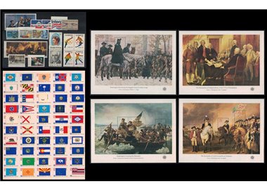USA 1976 Annata completa 72v + 4 BF MNH**