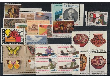USA 1977 Complete vintage 27v MNH**