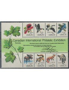 USA 1978 Capex Philatelic Exhibition 8v MNH**