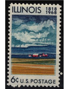 USA 1968 Stato dell'Illinois MNH**