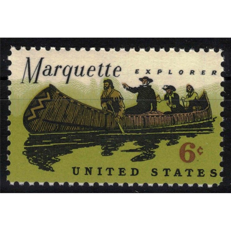 USA 1968 Padre Jacques Marquette MNH**