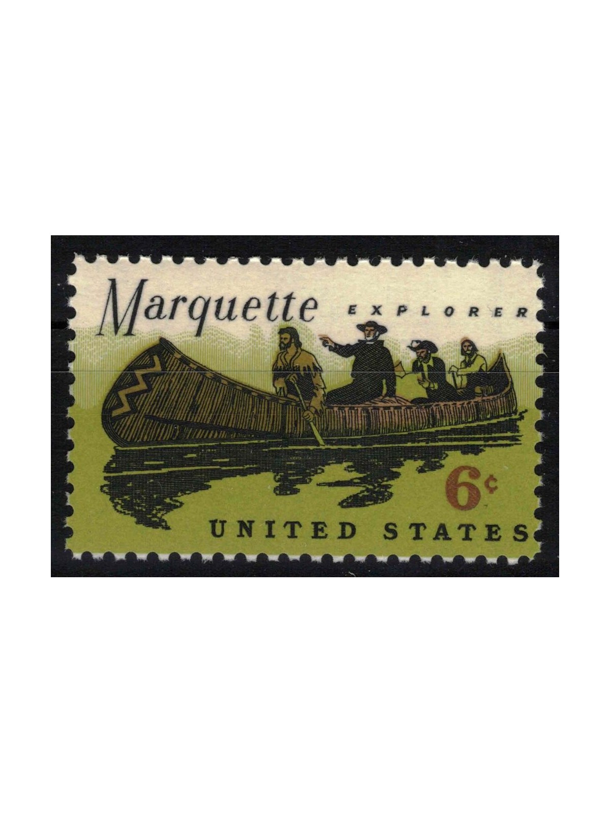 USA 1968 Padre Jacques Marquette MNH**
