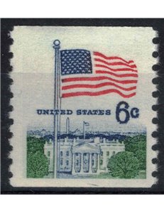 USA 1969 Flag and White House MNH**