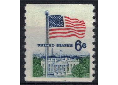 USA 1969 Flag and White House MNH**