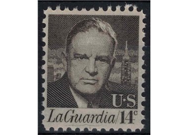 USA 1972 Fiorello LaGuardia (14c bruno grigio) MNH**