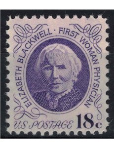 USA 1974 Elizabeth Blackwell (18c violet) MNH**