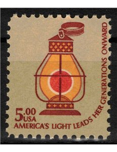 USA 1978 Ordinary Series (Railway Lamp) MNH**