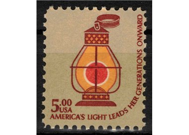USA 1978 Ordinary Series (Railway Lamp) MNH**