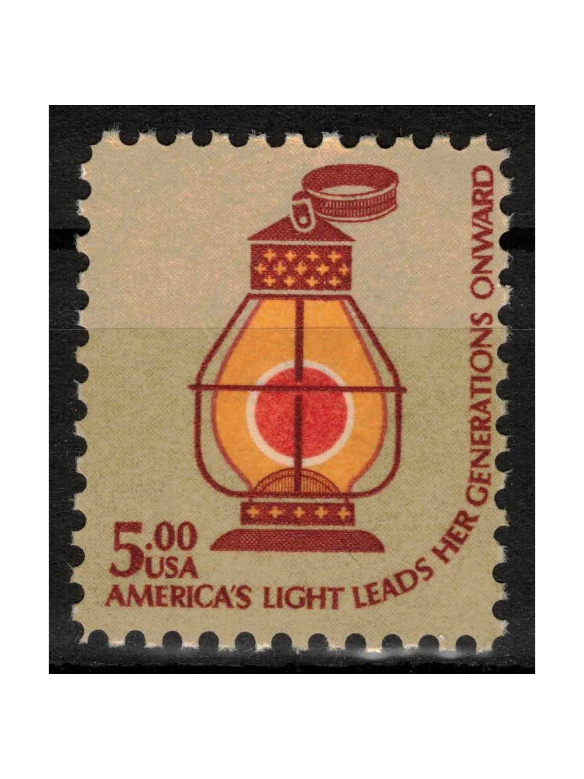 USA 1978 Ordinary Series (Railway Lamp) MNH**