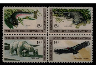 USA 1971 Nature Conservation 4v MNH**