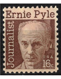 USA 1971 Ernie Pyle (16c bruno) MNH**