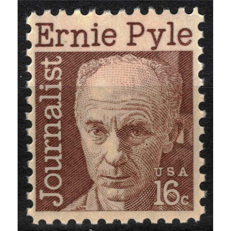 USA 1971 Ernie Pyle (16c bruno) MNH**