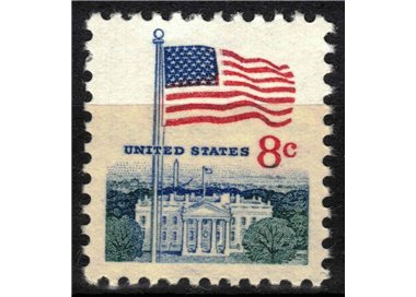 USA 1971 Bandiera e Casa Bianca MNH**