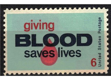 USA 1971 Blood Donors MNH**