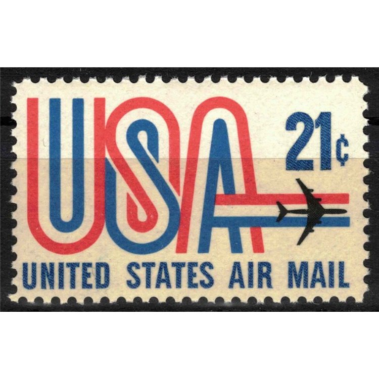USA 1971 Jet in volo (posta aerea) MNH**