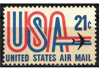 USA 1971 Jet in flight (airmail) MNH**