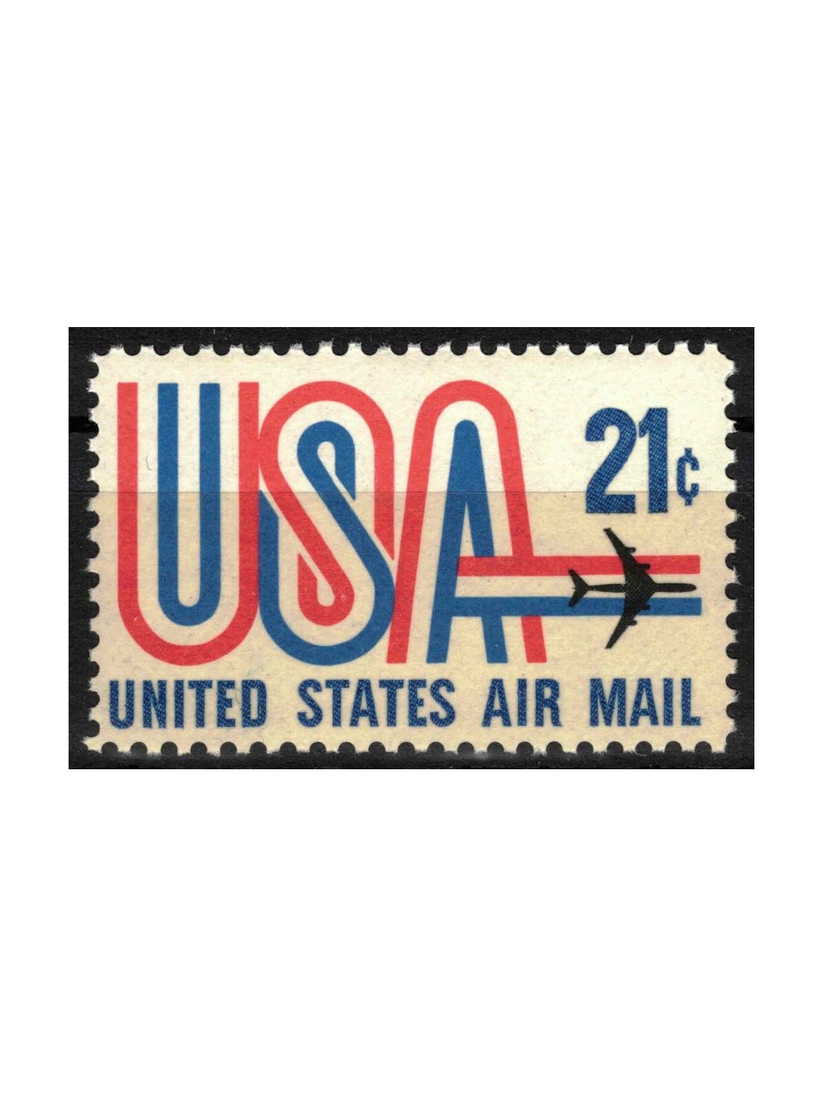 USA 1971 Jet in flight (airmail) MNH**