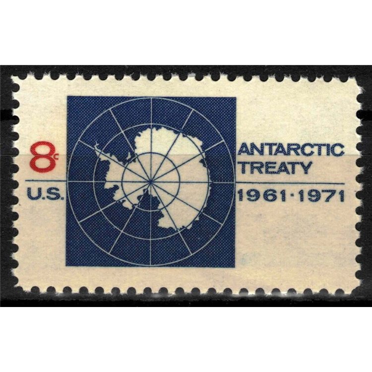 USA 1971 Trattato sul territorio antartico MNH**