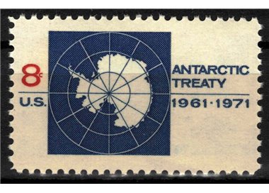USA 1971 Antarctic Territory Treaty MNH**