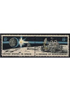 USA 1971 Esplorazione spaziale (Apollo 15) 2v MNH**