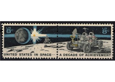 USA 1971 Esplorazione spaziale (Apollo 15) 2v MNH**