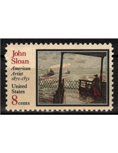 USA 1971 John Sloan MNH**