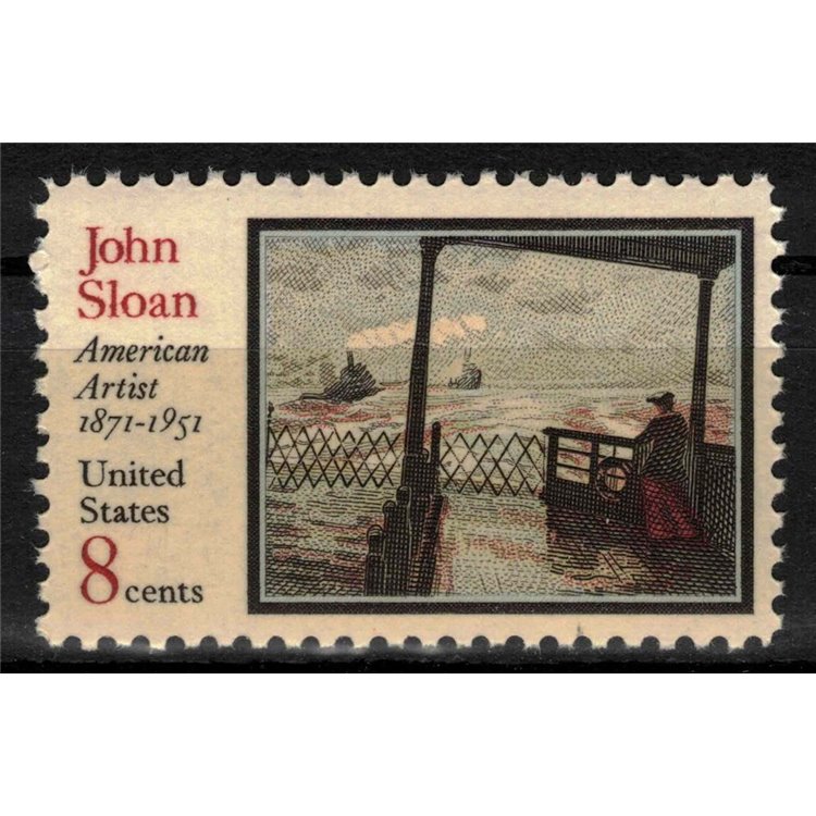 USA 1971 John Sloan MNH**
