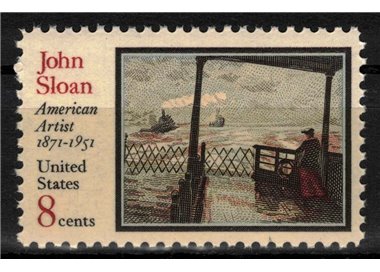 USA 1971 John Sloan MNH**