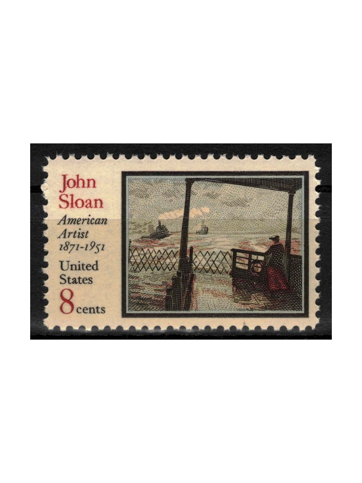 USA 1971 John Sloan MNH**