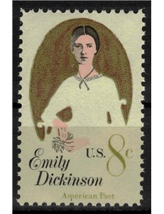 USA 1971 Emily Elizabeth Dickinson MNH**