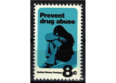 USA 1971 Prevenzione all'abuso di droga MNH**