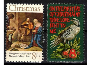 USA 1971 Natale 2v MNH**