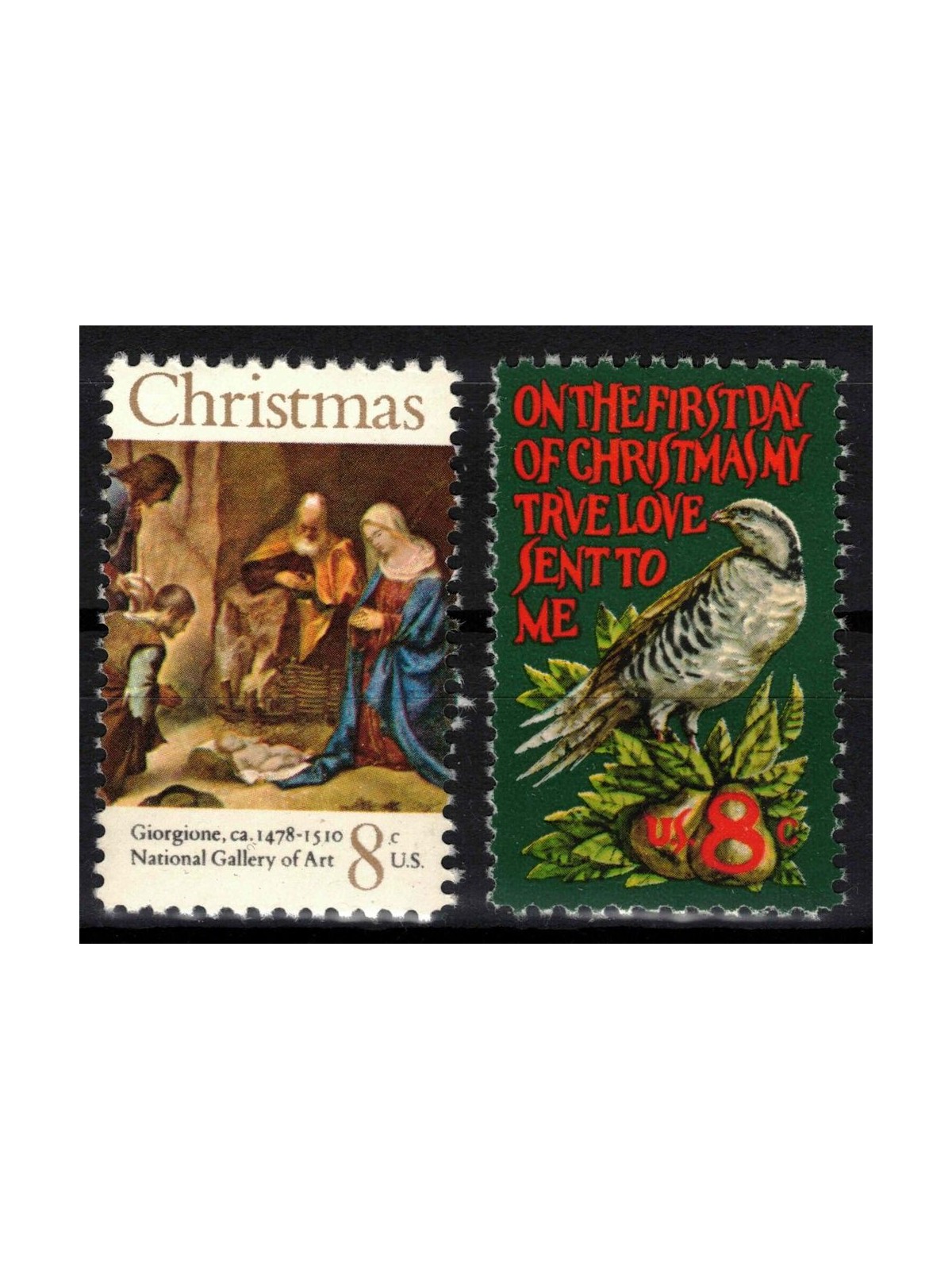 USA 1971 Natale 2v MNH**