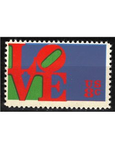 USA 1973 Esaltazione del concetto Amore MNH**
