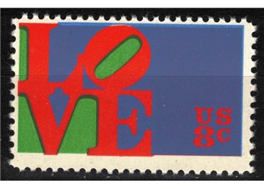 USA 1973 Esaltazione del concetto Amore MNH**