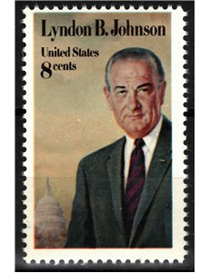 USA 1973 Lyndon B. Johnson MNH**