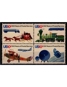USA 1975 Servizio Postale 4v MNH**