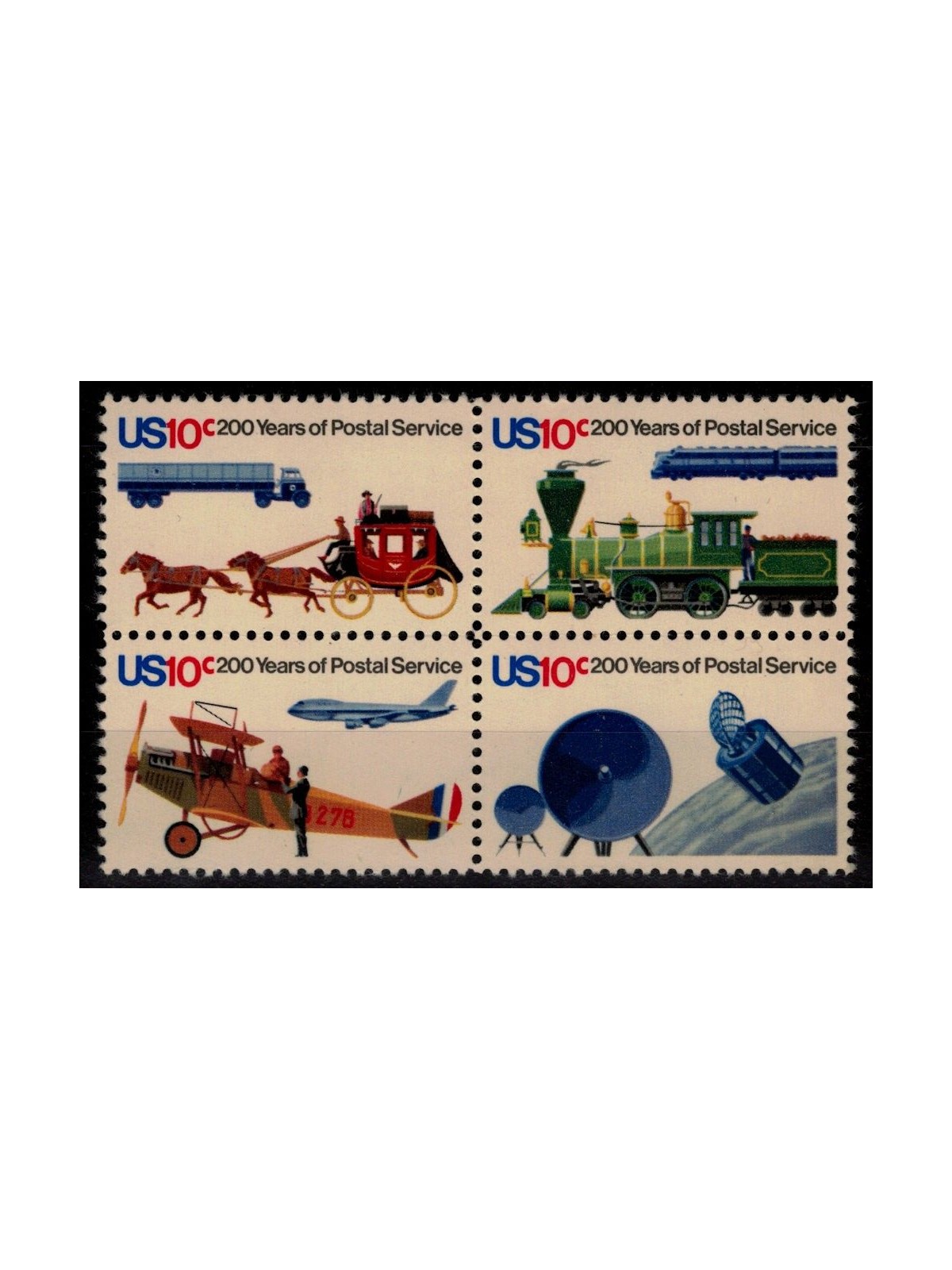 USA 1975 Servizio Postale 4v MNH**
