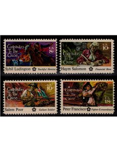 USA 1975 Rivoluzione americana (Eroi) 4v MNH**