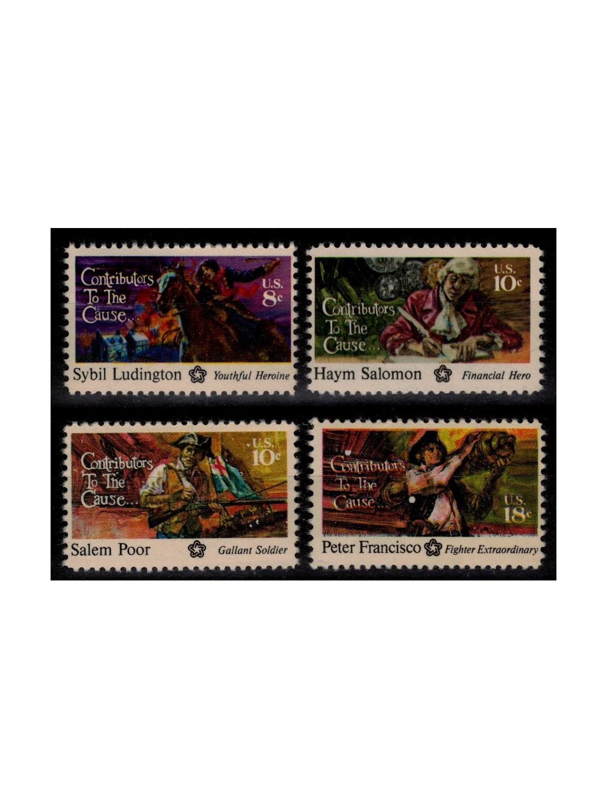 USA 1975 Rivoluzione americana (Eroi) 4v MNH**