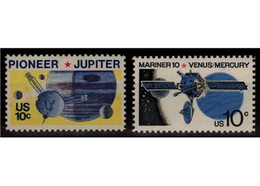 USA 1975 Sonda Spaziale Pioneer 10 2v MNH**