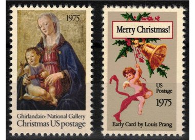 USA 1975 Natale 2v MNH**
