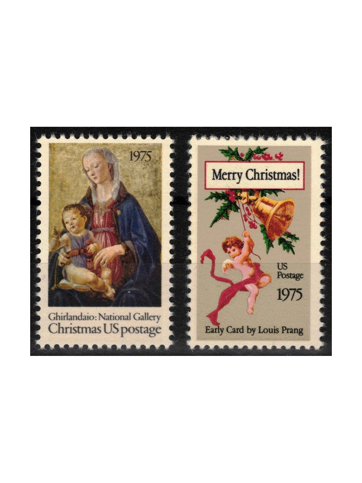 USA 1975 Natale 2v MNH**