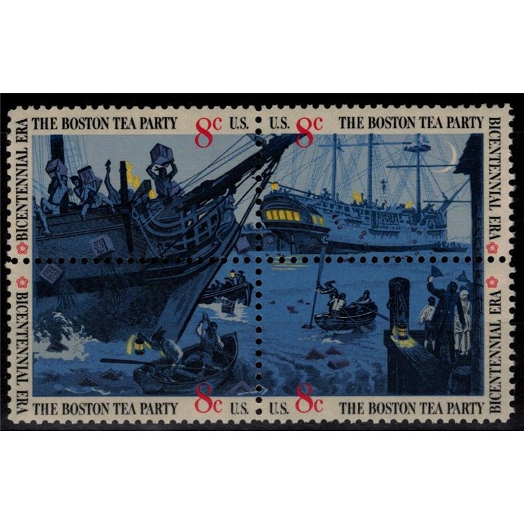 USA 1973 American Revolution (Tea Cargo) 4v MNH**