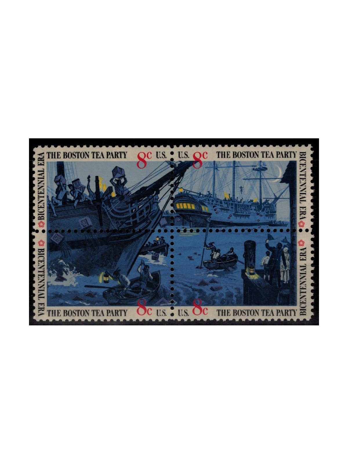 USA 1973 American Revolution (Tea Cargo) 4v MNH**