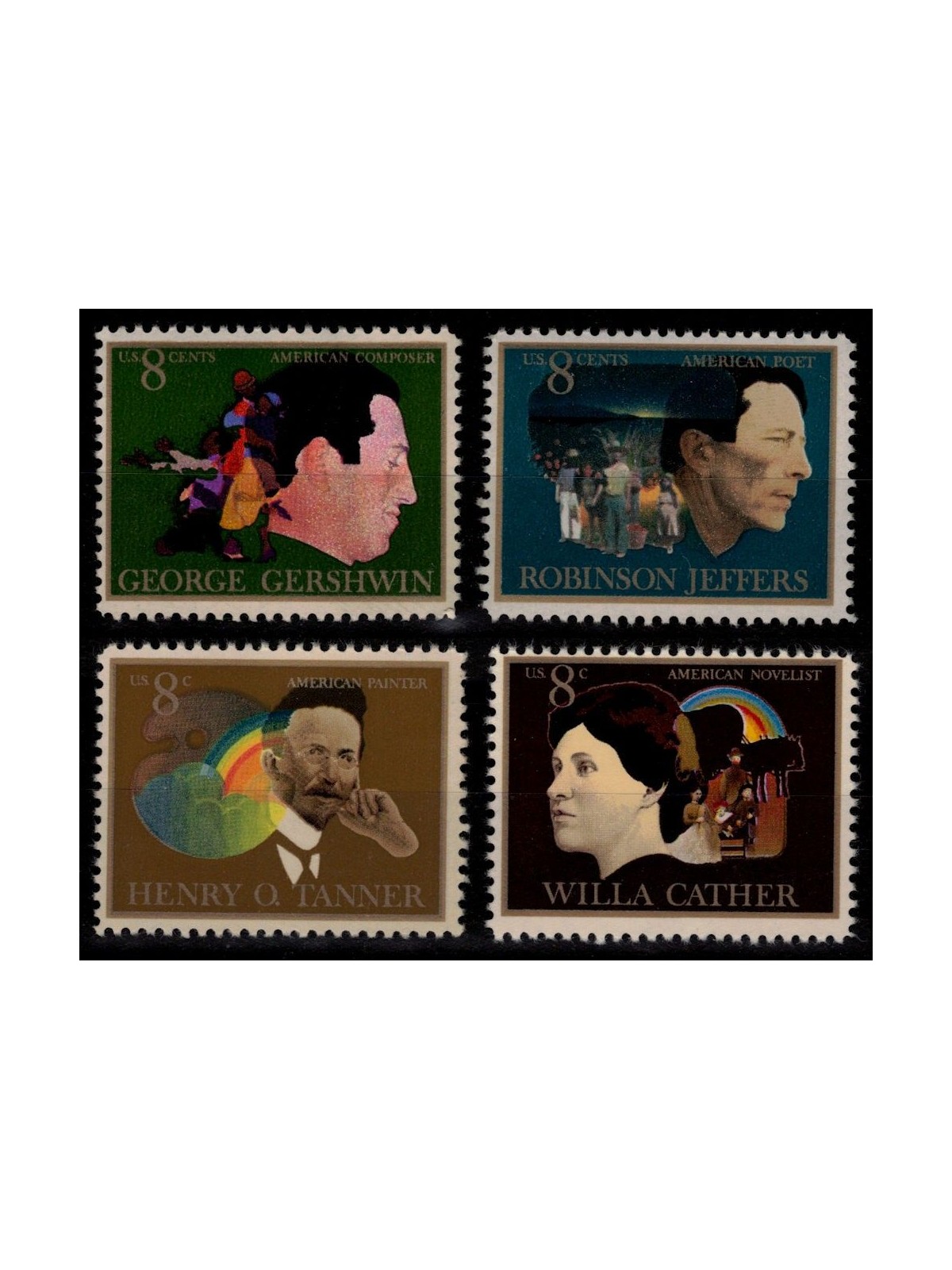 USA 1973 American Arts 4v MNH**