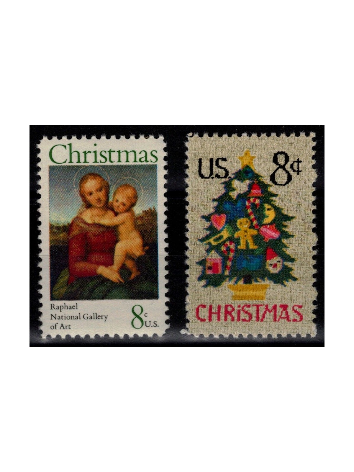 USA 1973 Christmas 2v MNH**