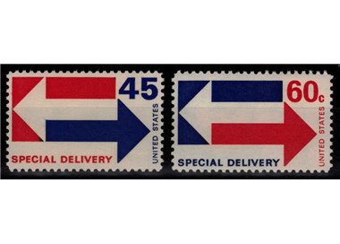 USA 1969-71 Espressi 2v MNH**