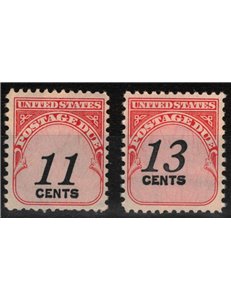 USA 1978 Postage Due 2v MNH**